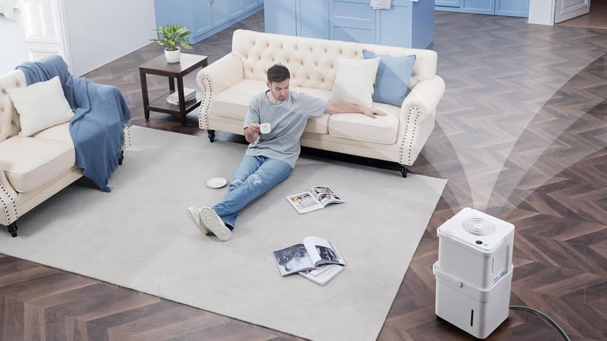 dehumidifier, smart home appliances, humidity control, basement moisture, energy efficient home